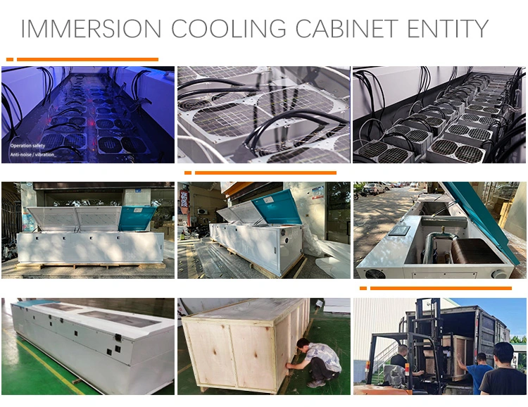 Oil/Water Immersion Cooling Box 120kw 200kw for Asic Mi Ner for 39PCS Ant M Iner S 17/T 17/T 19/S 19 Series Overclocking