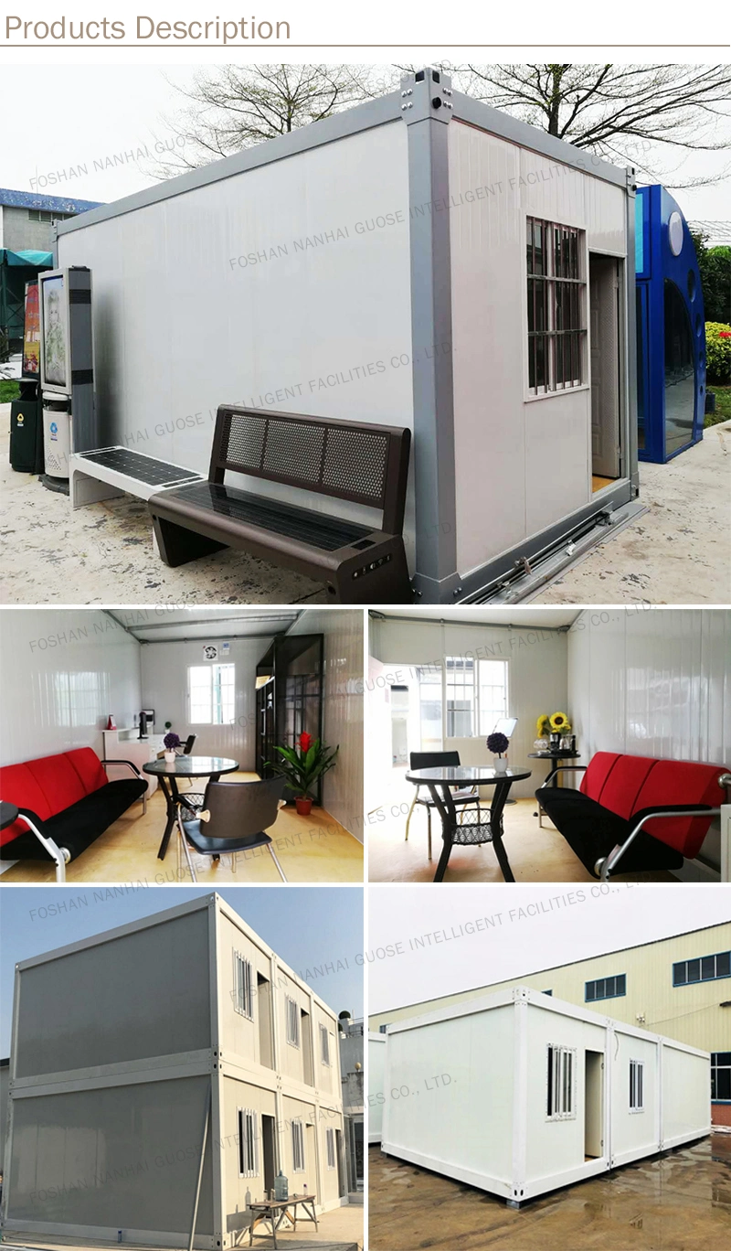 New Container House with Corrugated Wall for Sale