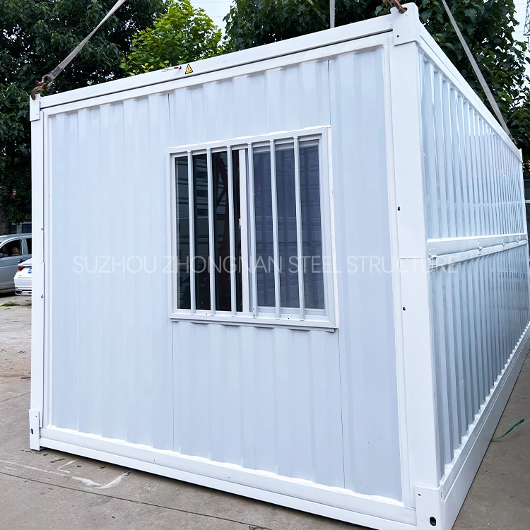 New Tiny Light Steel 20FT Corrugated Folding Container House Complete Prefabricated