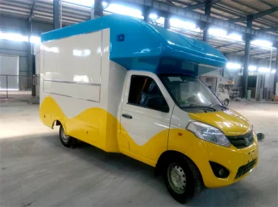 Hot Sale Foton Street Mobile Shop Vending Car